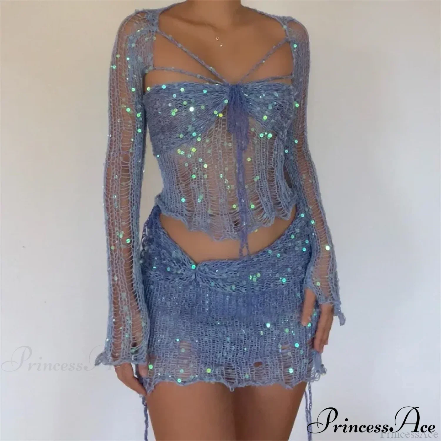 Elegant Knit Two Piece Set - Image 12