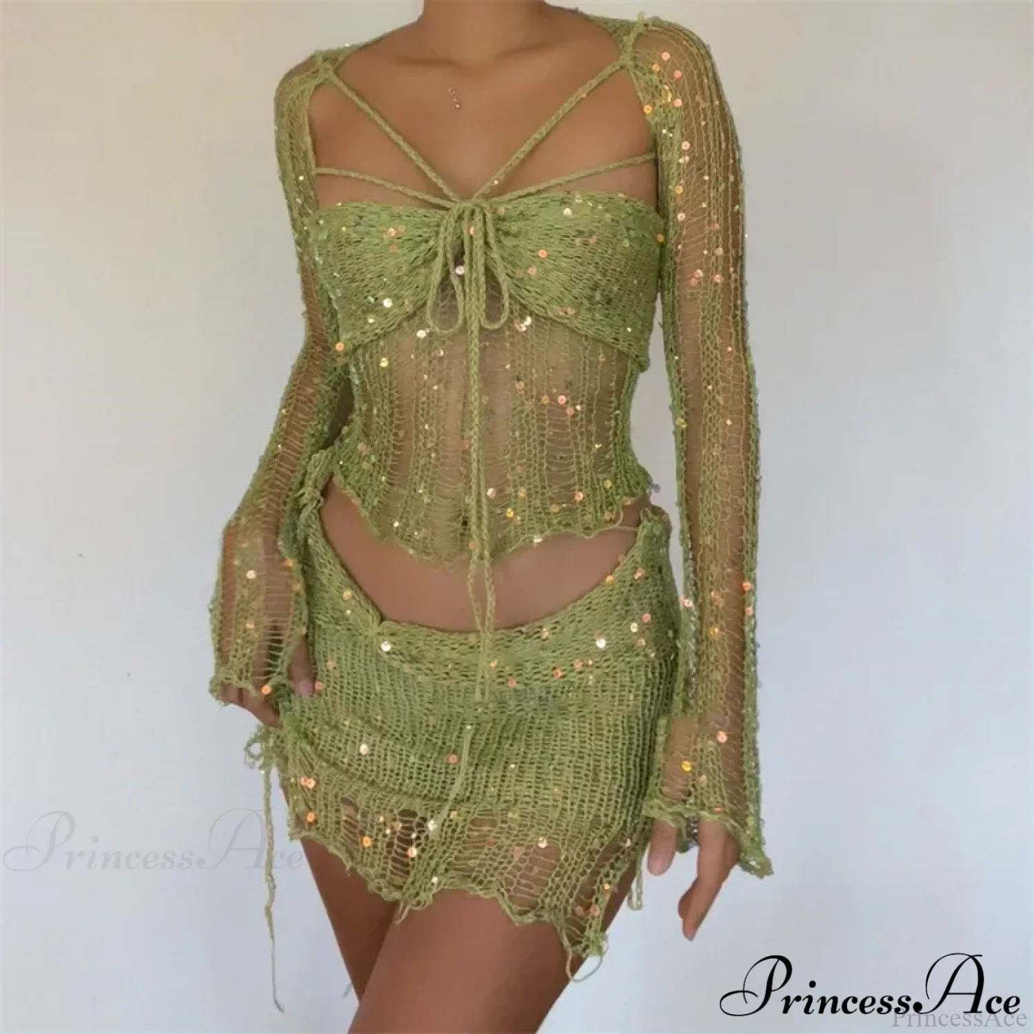 Elegant Knit Two Piece Set - Image 9