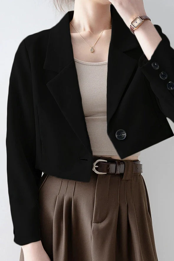 Short Length Relaxed Blazer - Image 5