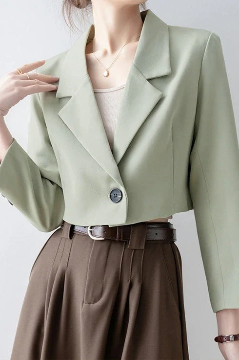 Short Length Relaxed Blazer - Image 6