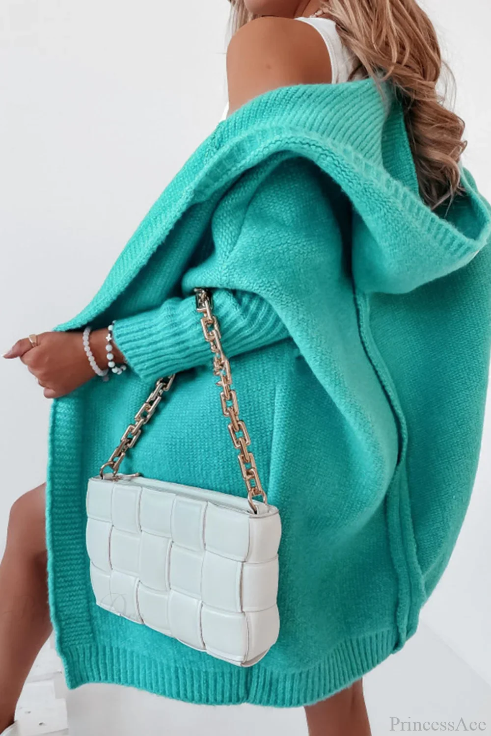 Color Block Knit Cardigan - Image 15