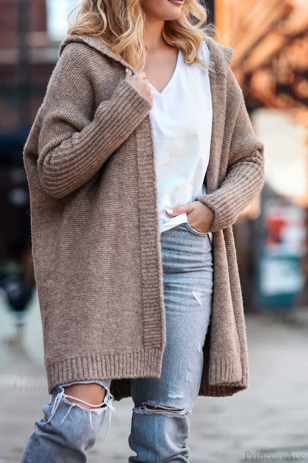 Color Block Knit Cardigan - Image 34