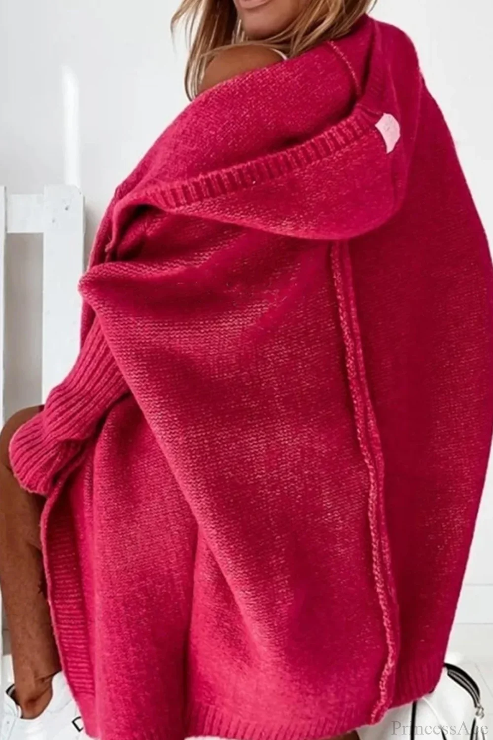 Color Block Knit Cardigan - Image 5