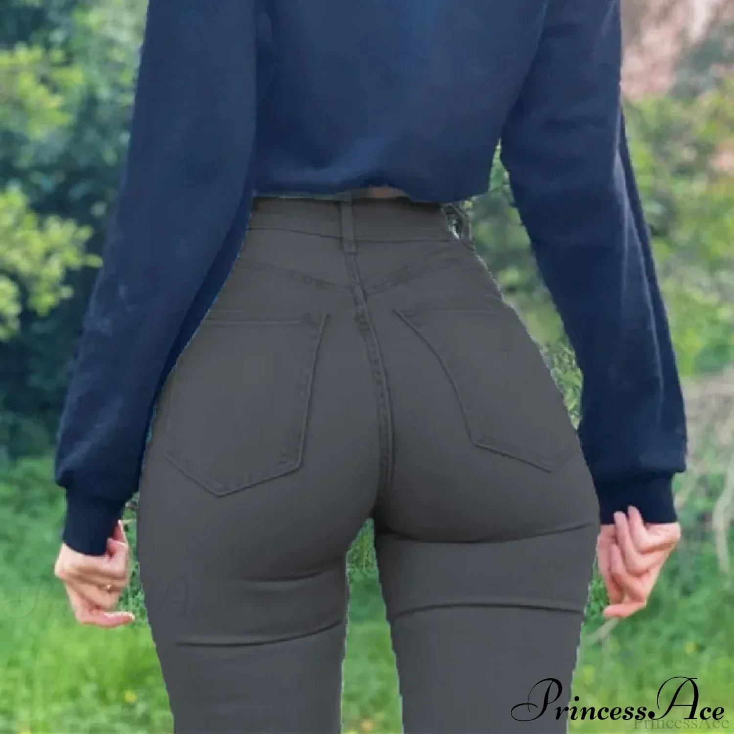 Plus Size Skinny Women's Stretch High Waisted Sexy Pencil Fashion Streetwears Elastici Slim Casual Denim Jean - Image 10