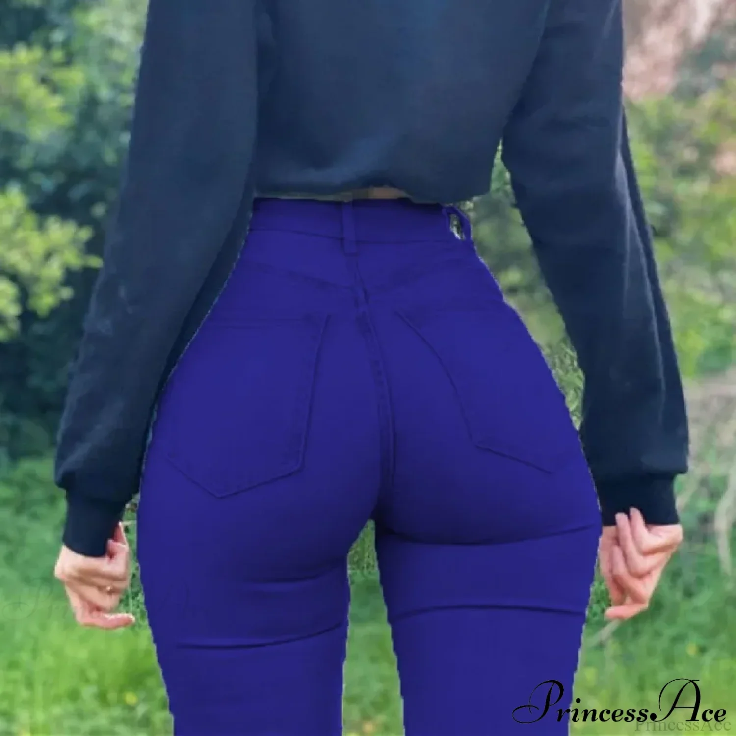 Plus Size Skinny Women's Stretch High Waisted Sexy Pencil Fashion Streetwears Elastici Slim Casual Denim Jean - Image 8