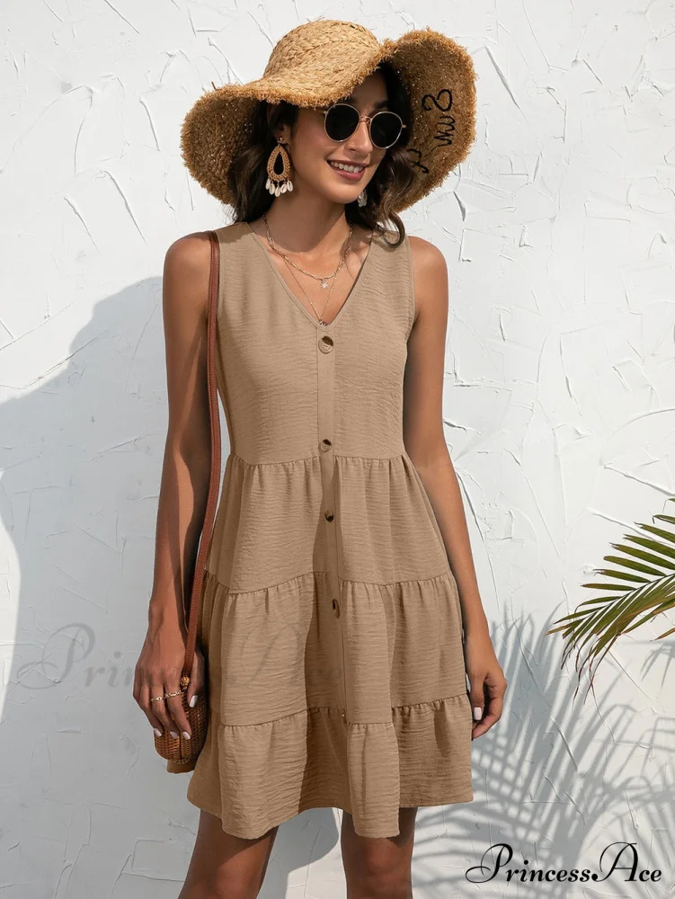 V-Neck Boho Beach Sexy Dresses - Image 3