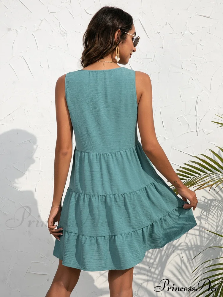 V-Neck Boho Beach Sexy Dresses - Image 5