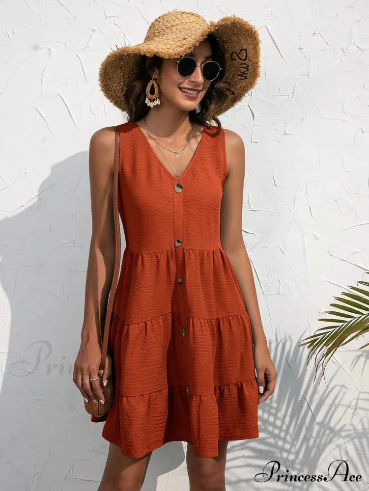 V-Neck Boho Beach Sexy Dresses - Image 7