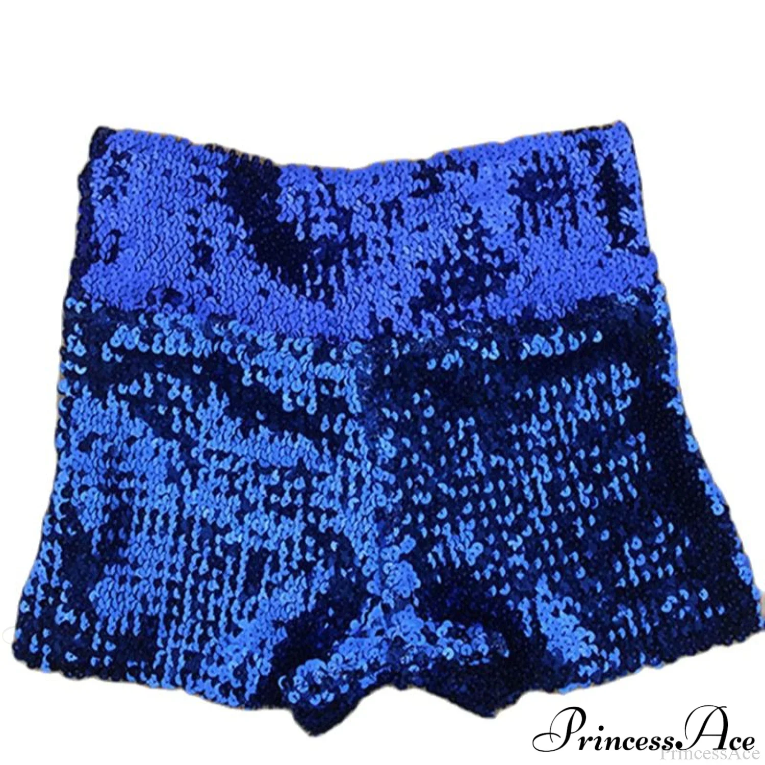 Shiny Sequin Pencil High Waist Mini Shorts - Image 10