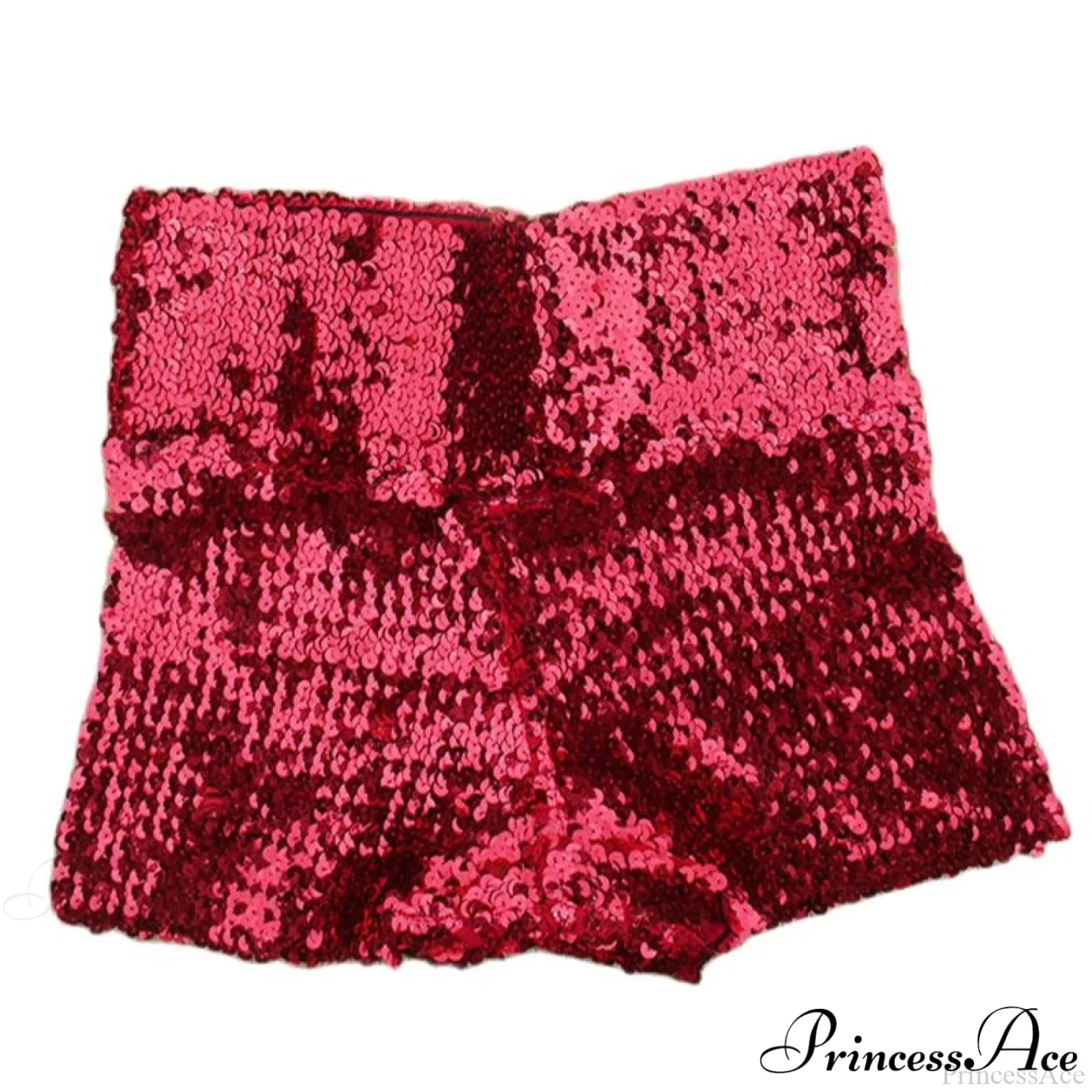 Shiny Sequin Pencil High Waist Mini Shorts - Image 12