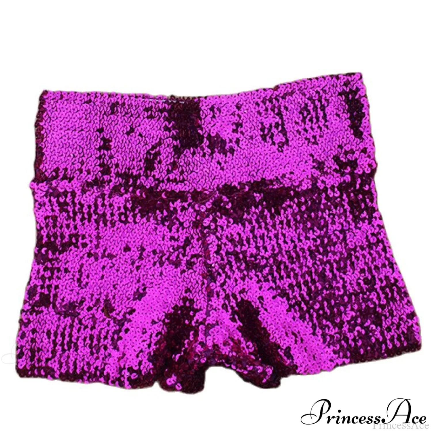 Shiny Sequin Pencil High Waist Mini Shorts - Image 13