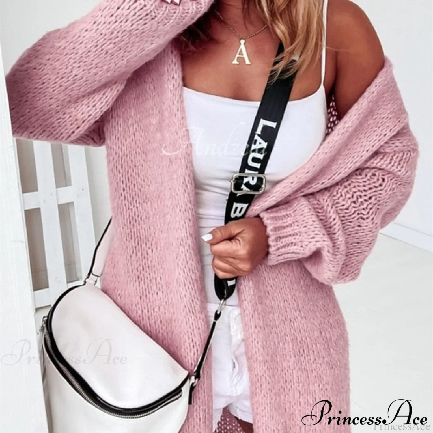 Women Casual Long Sleeve Long Sweaters Winter Loose Cardigan - Image 11