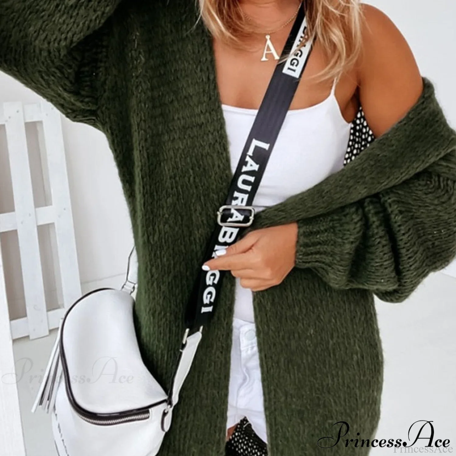 Women Casual Long Sleeve Long Sweaters Winter Loose Cardigan - Image 14