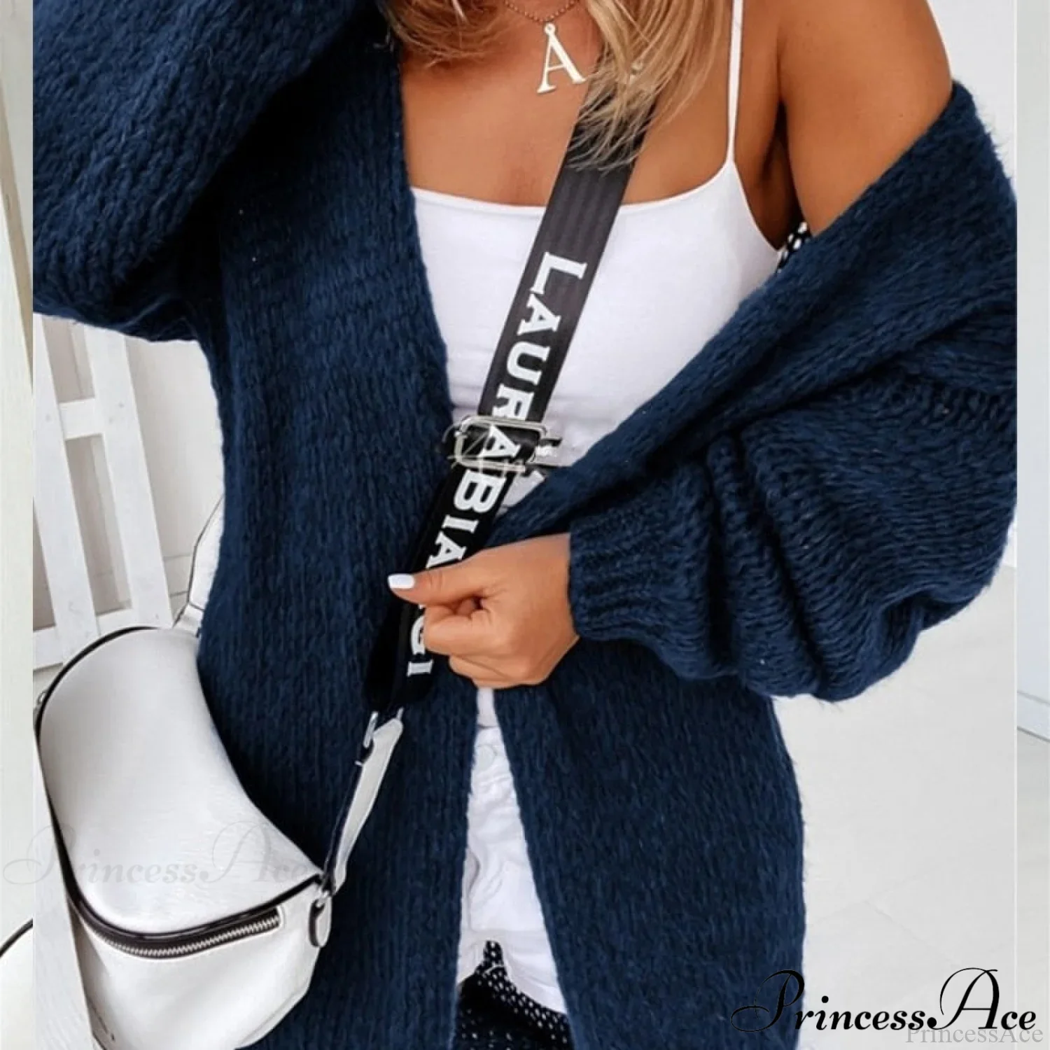 Women Casual Long Sleeve Long Sweaters Winter Loose Cardigan - Image 15