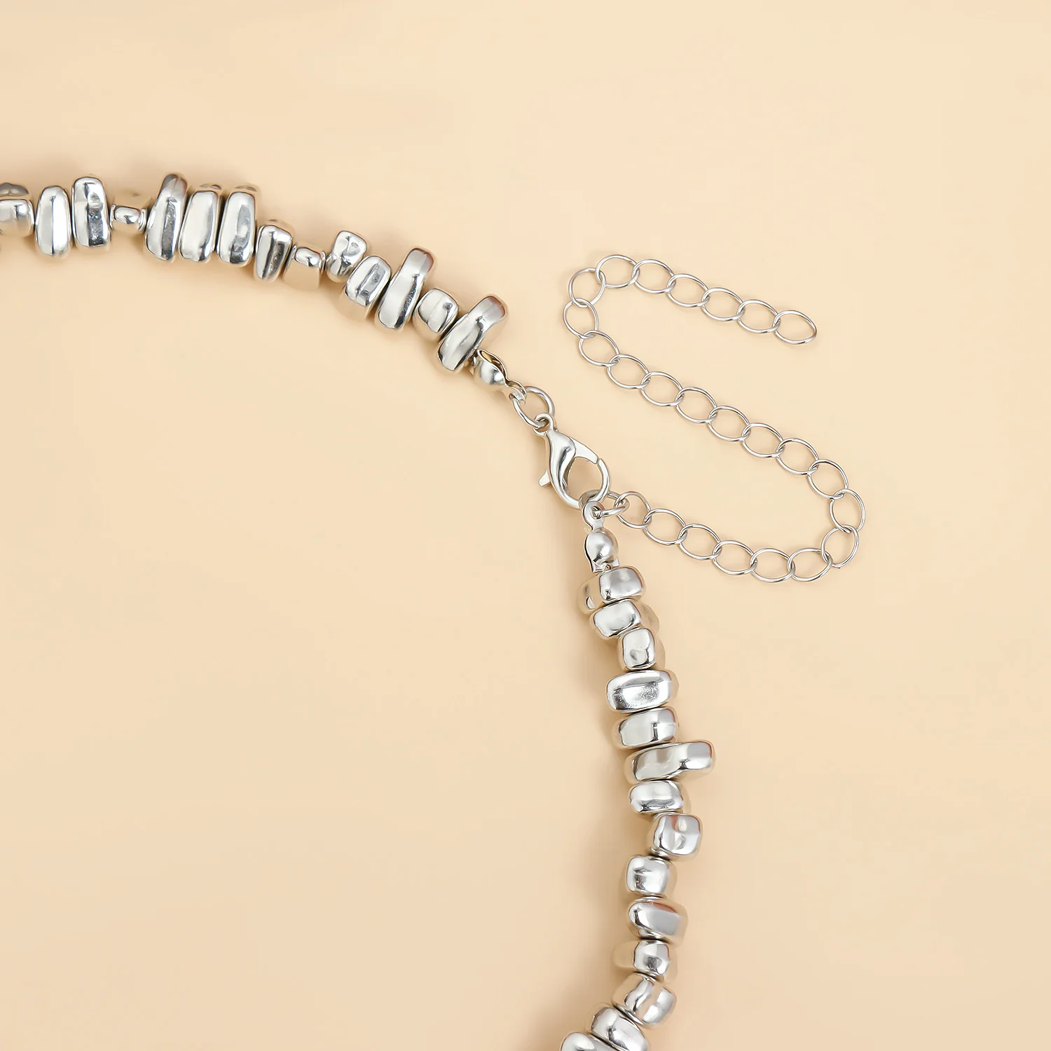 Stylish Tassel Irregular Beaded Splice NeckLace - Image 5